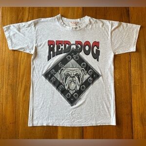Vintage Red Dog Beer Graphic Tee Large